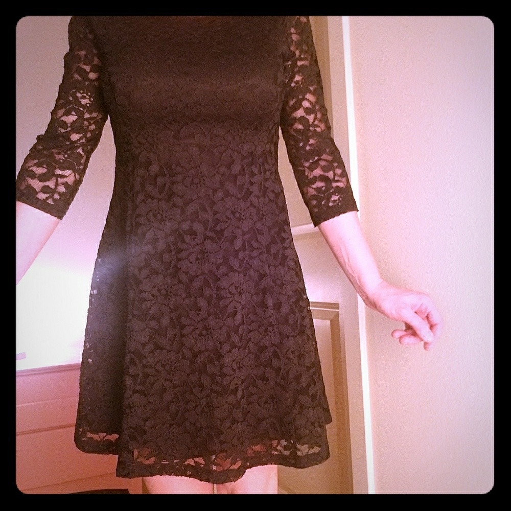 Black Lace Dress